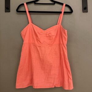 CLOSET CLOSING Patagonia Hemp Organic Cotton Coral Camisole Tank Y2K Baby Doll